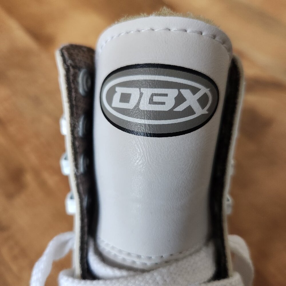 DBX White Girls Ice Skates Size 12J